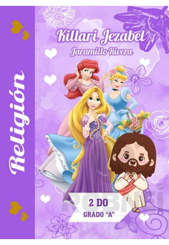 Princesas Portada Religion Morado